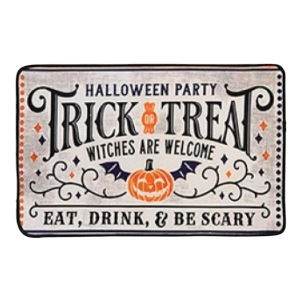 Halloween door mat