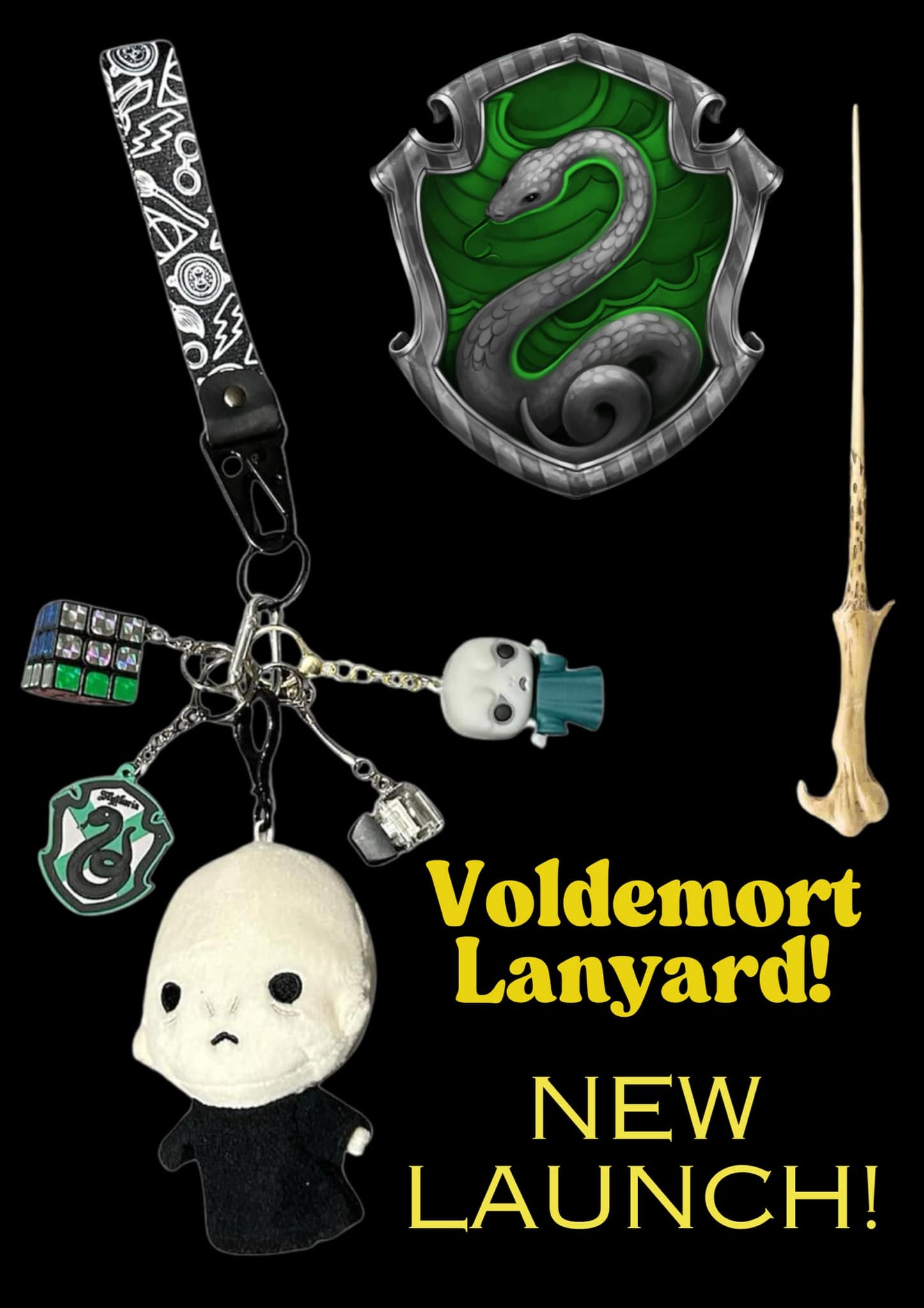 Harry Potter fidgets with key strap