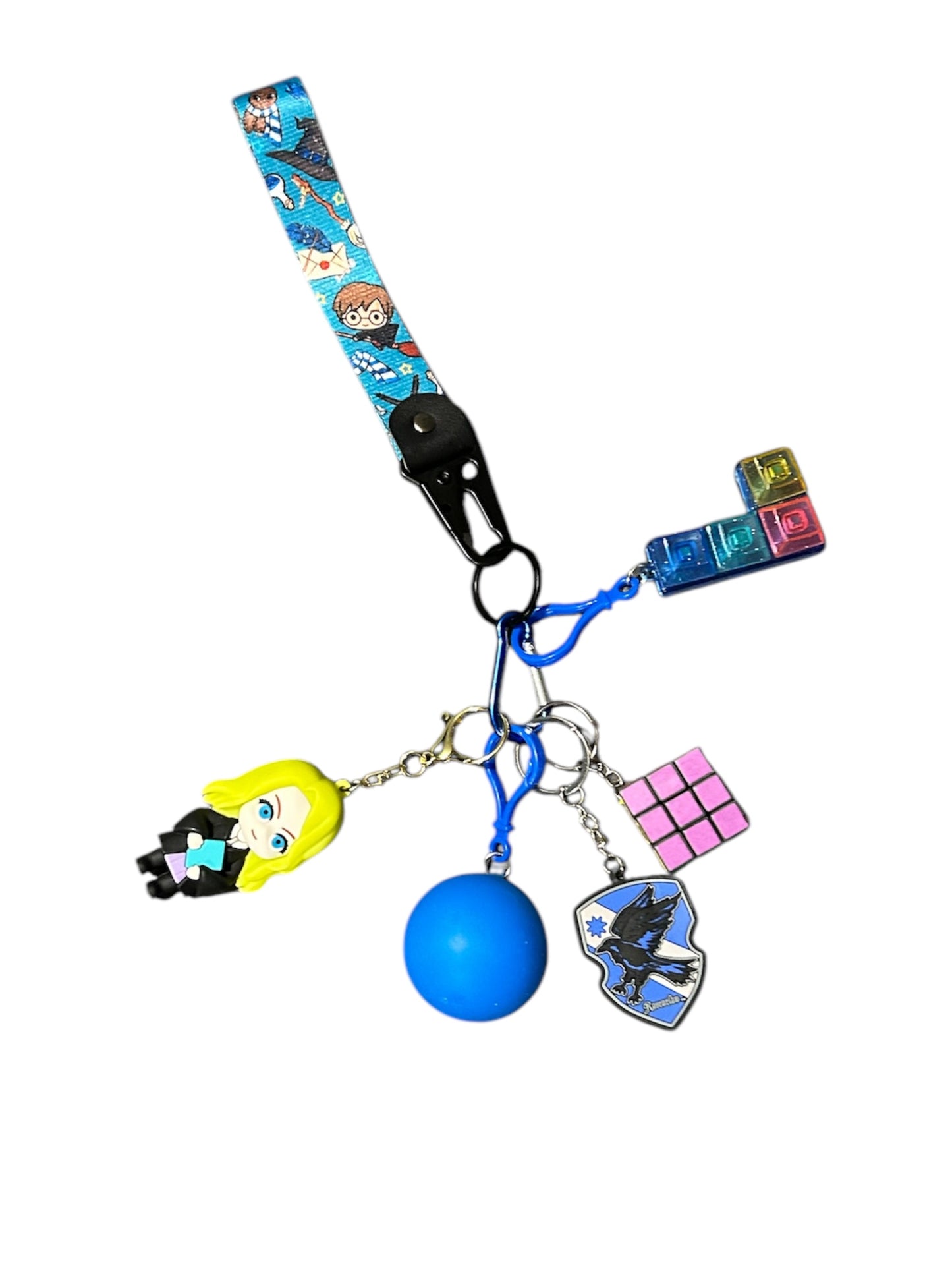 Harry Potter fidgets with key strap