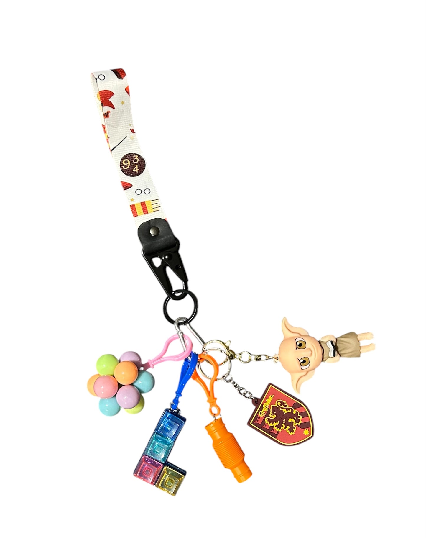 Harry Potter fidgets with key strap