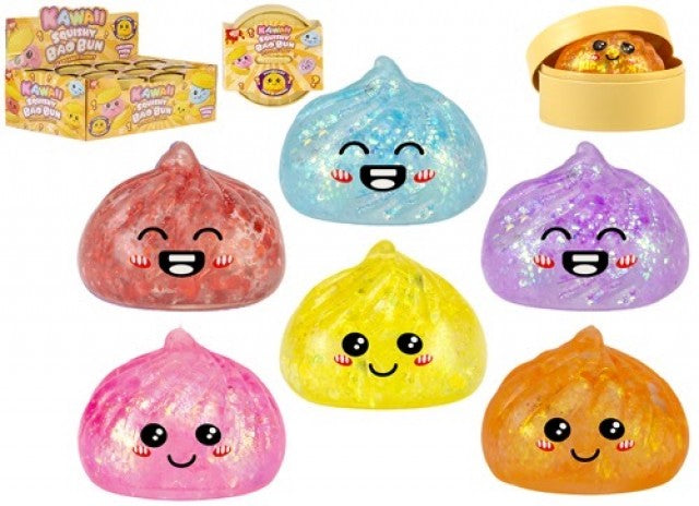 Glitter 8.5cm dumpling squishy