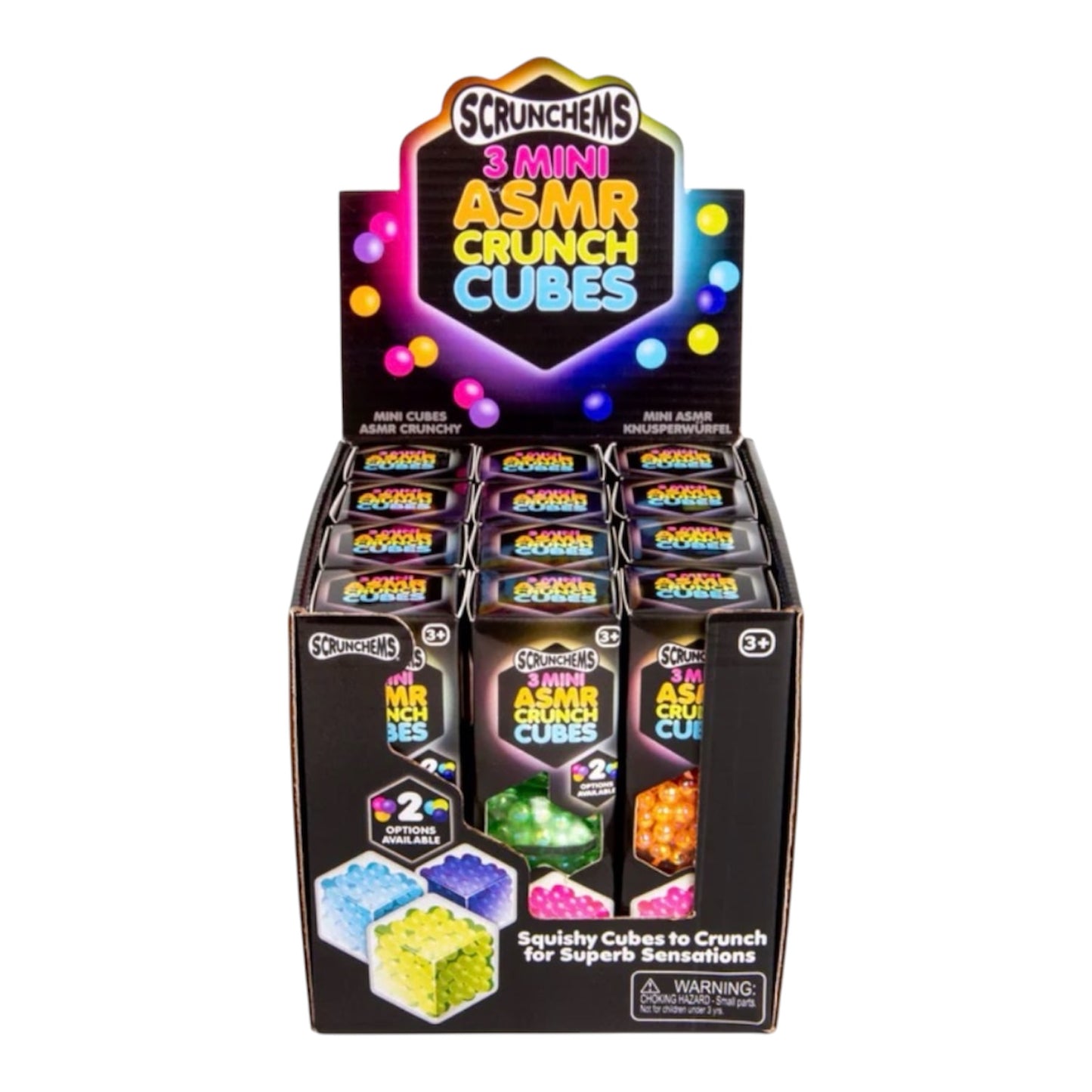Scrunchems mini asmr crunch cubes 3pk