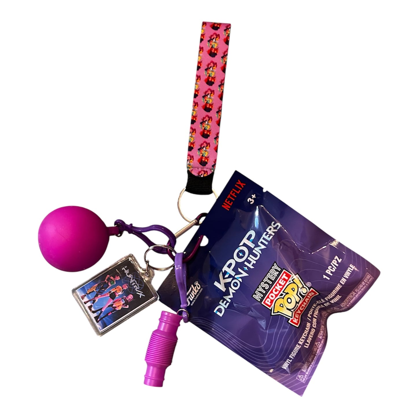 Kpop fidgets with strap