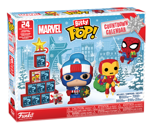 Marvel funko bitty pop advent calendar