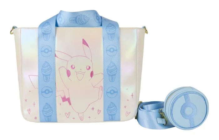 Pokémon pikachu loungefly tote with coin purse