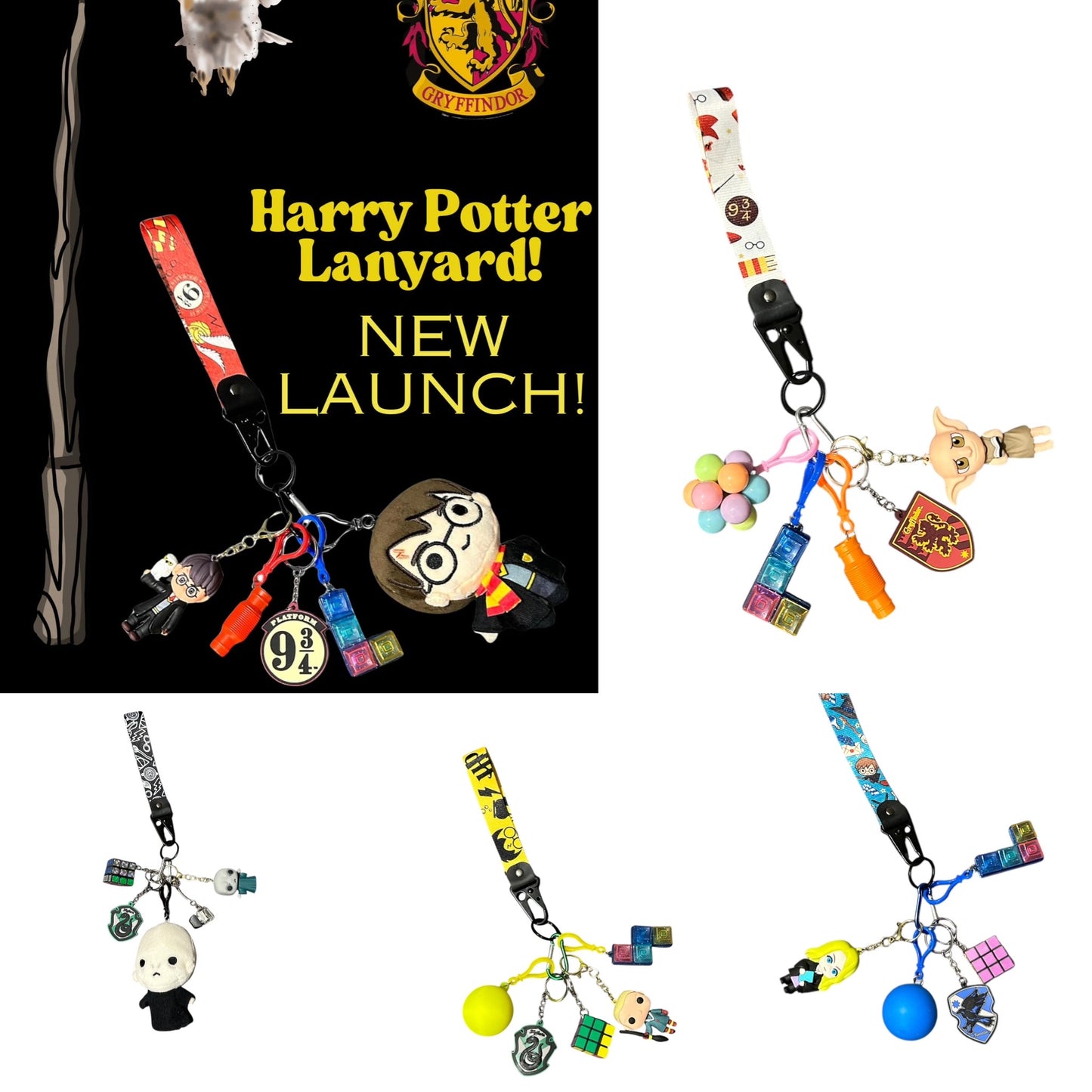 Harry Potter fidgets with key strap