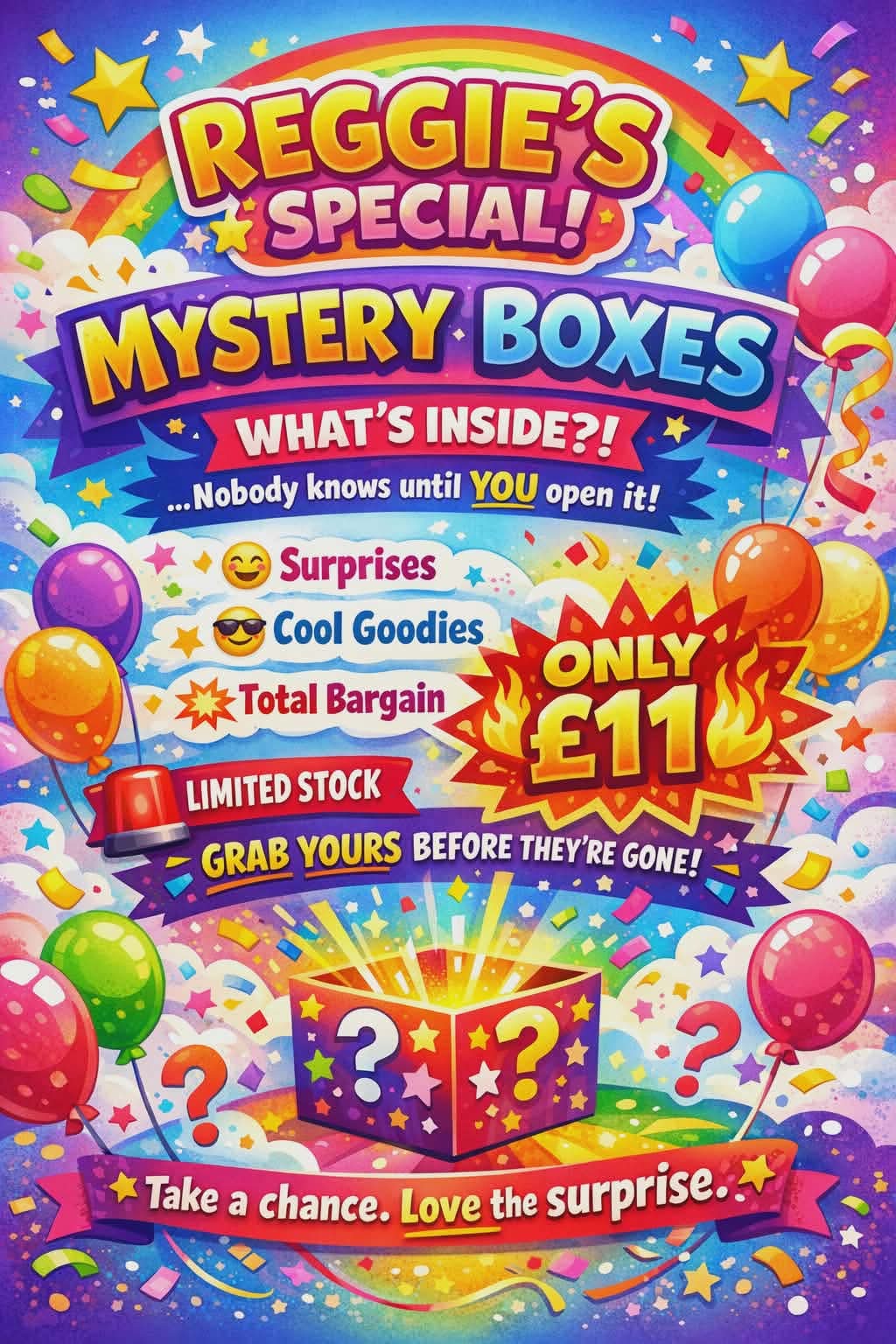 Reggie’s mystery box