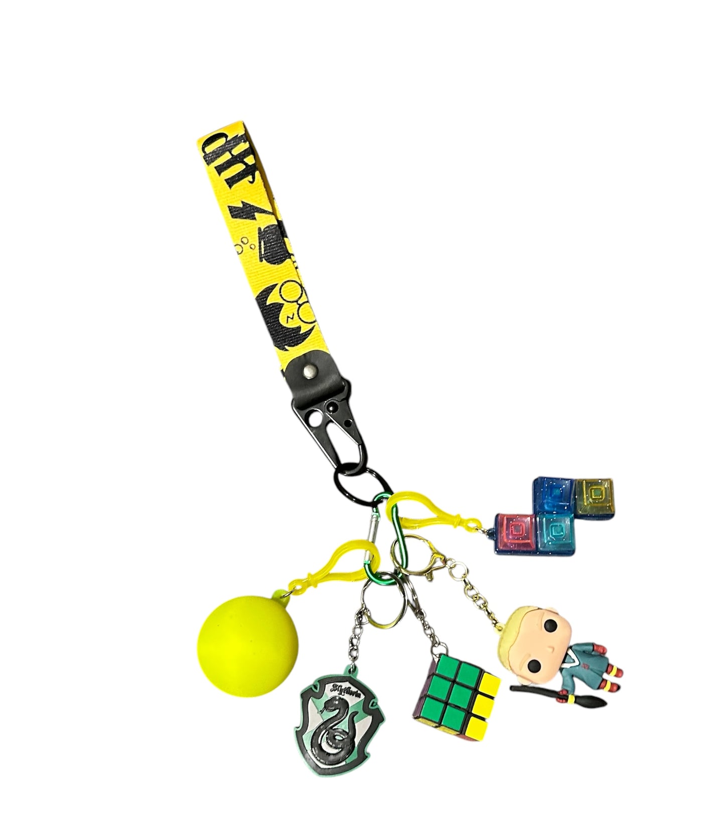 Harry Potter fidgets with key strap