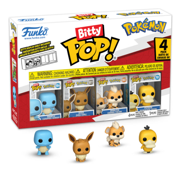 Pokémon bitty pop 4 pack