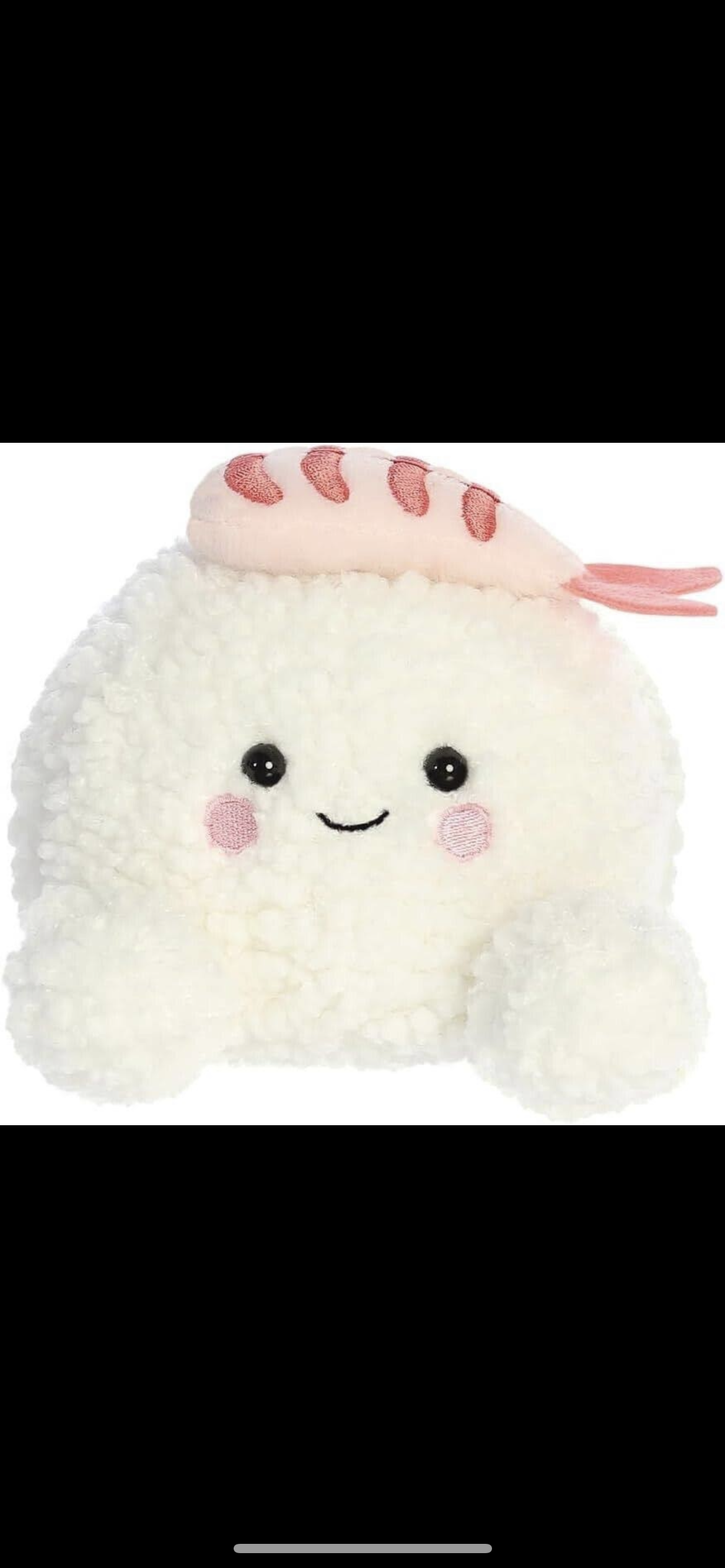 Palm pals 5” shrimp sushi plush