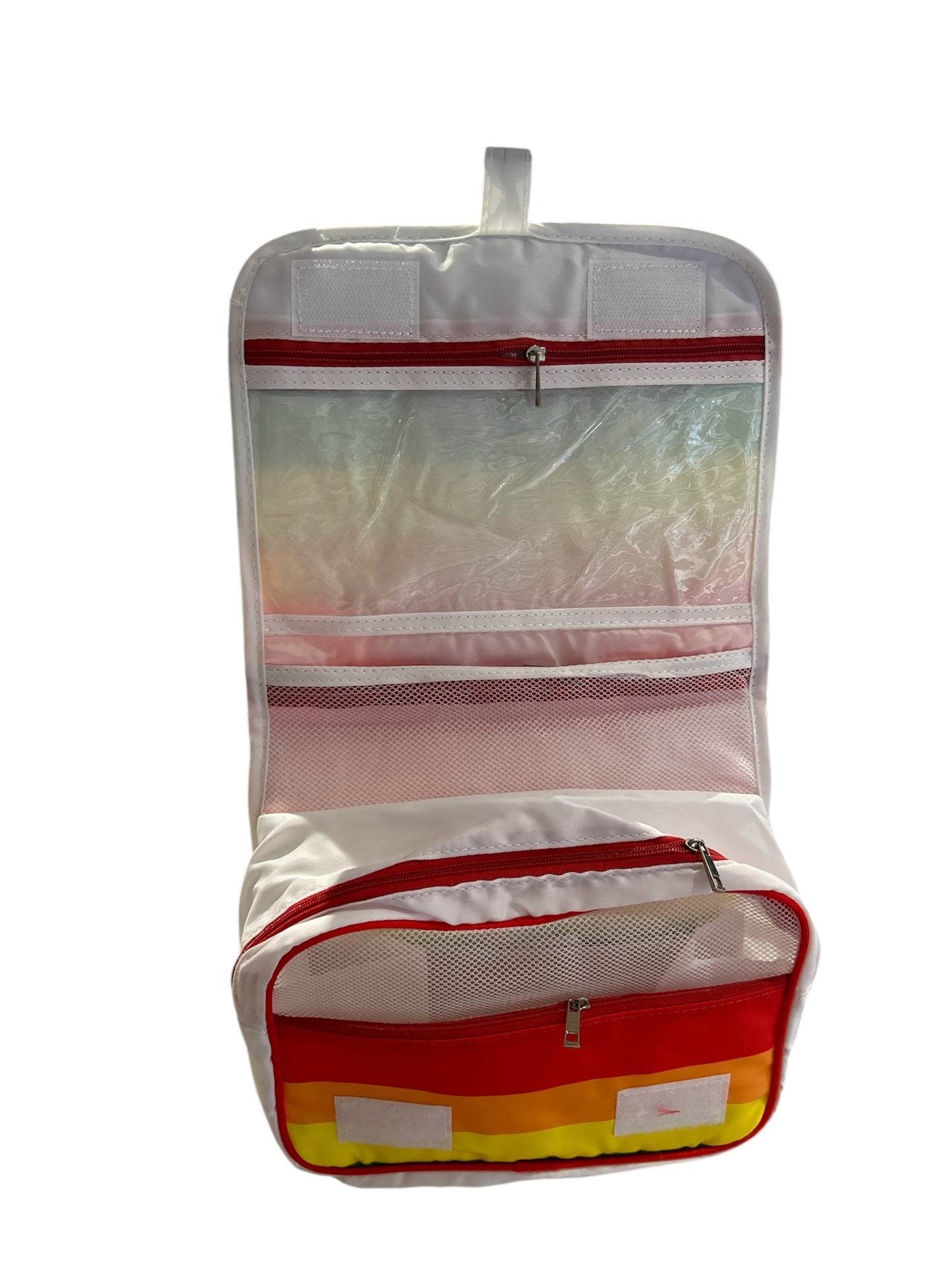 Rainbow/dog hanging wash bag