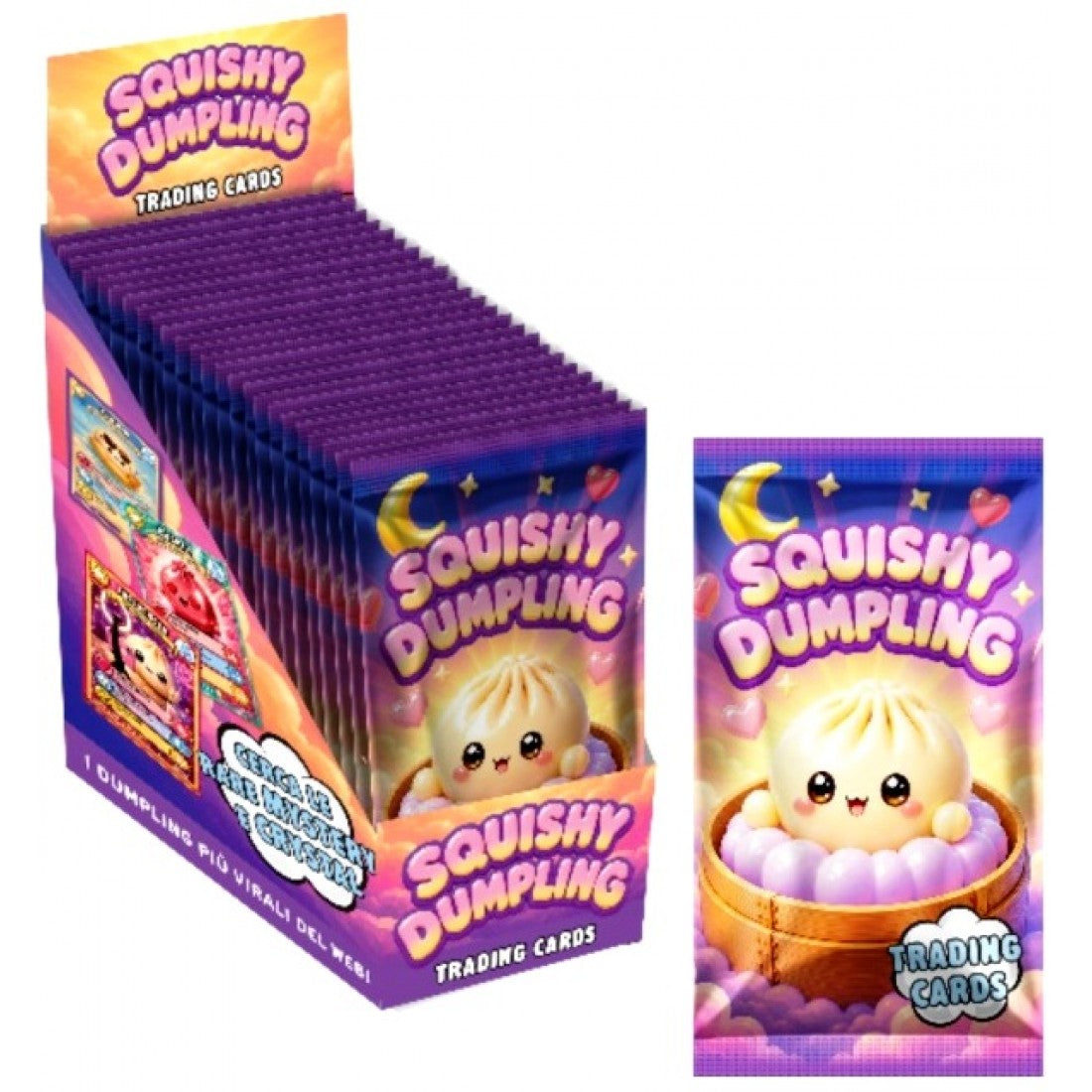 Dumplings trading card pack