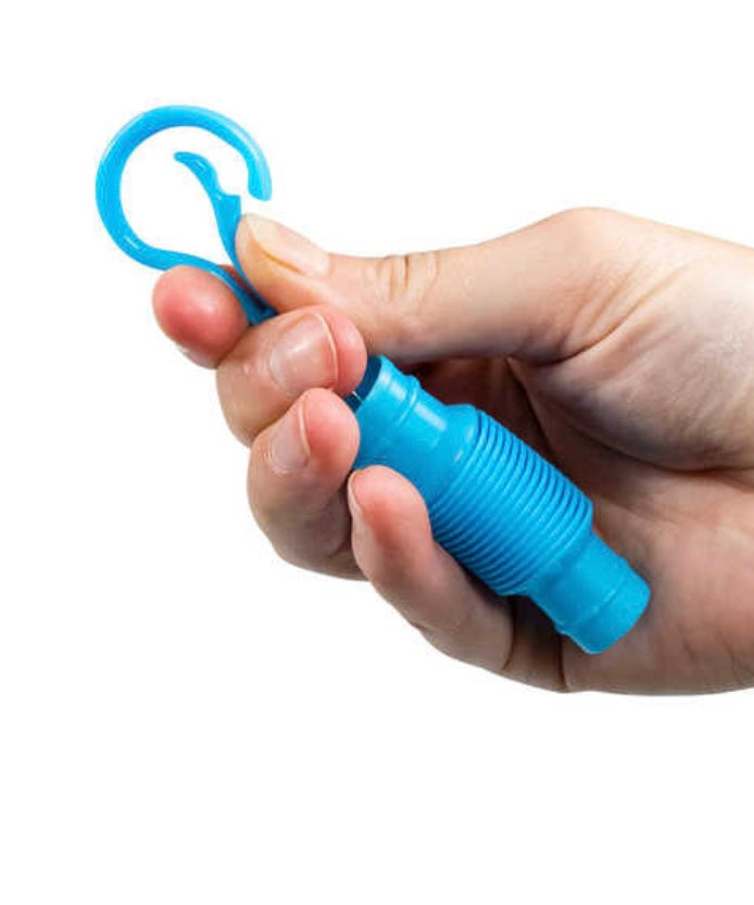 Fidget mini pop tube with keychain
