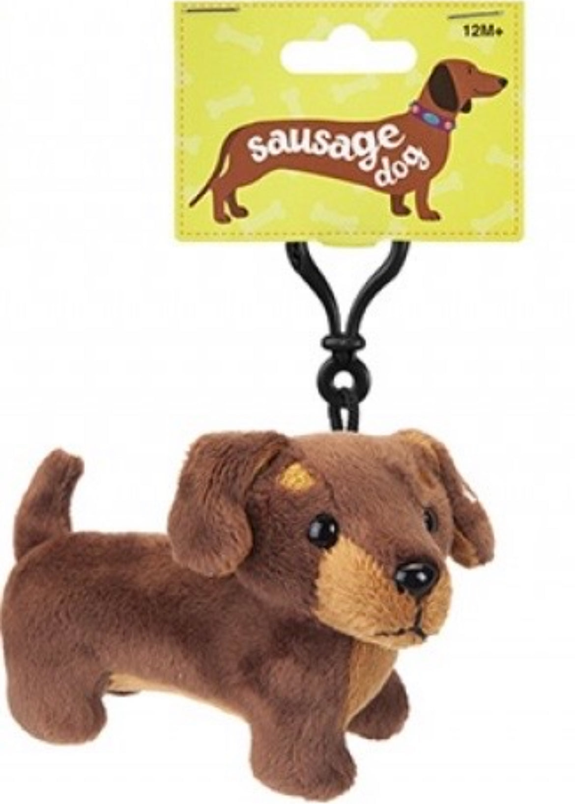 Daschund clip on plush