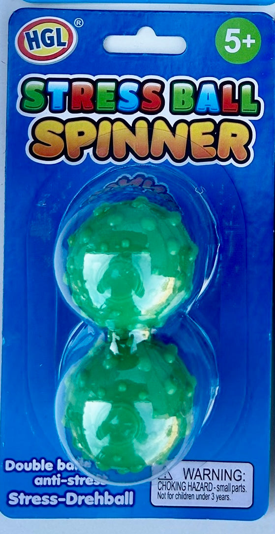 Stress ball spinner