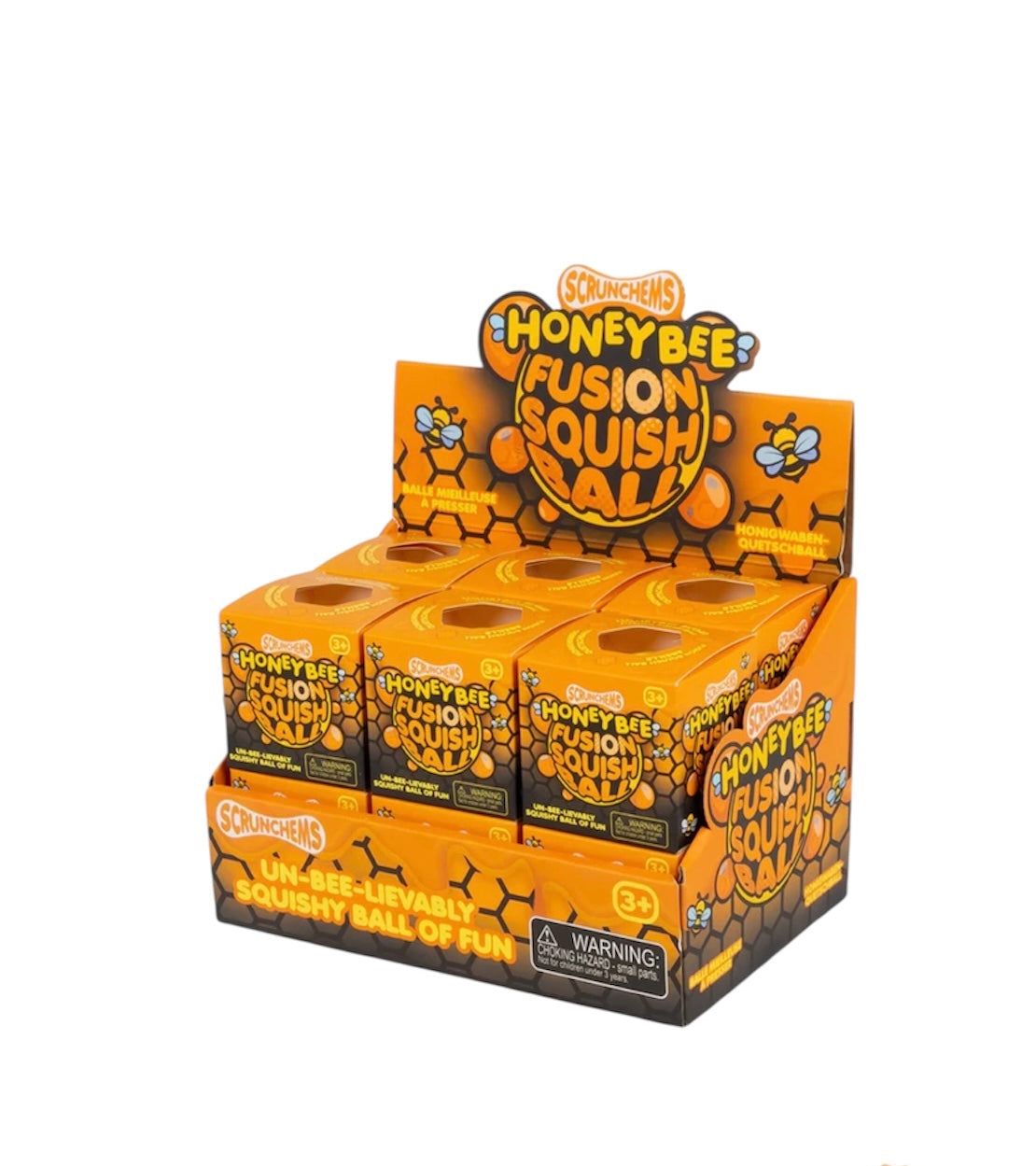 Scrunchems honeybee fusion squish ball