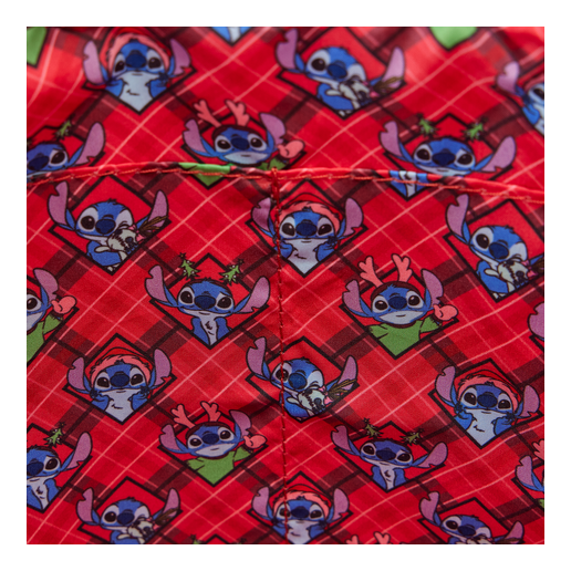 Disney stitch holiday tote bag