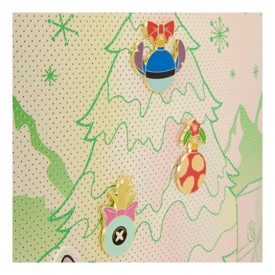 Disney stitch holiday tote bag