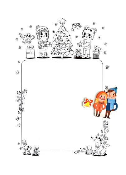 Christmas magnetic activity book