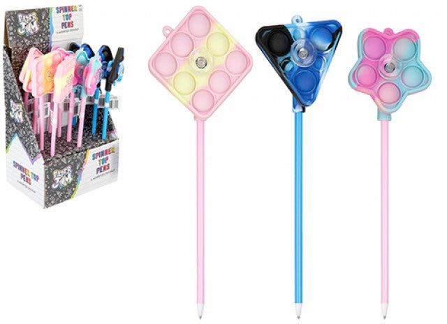 Pop it spinner top pen