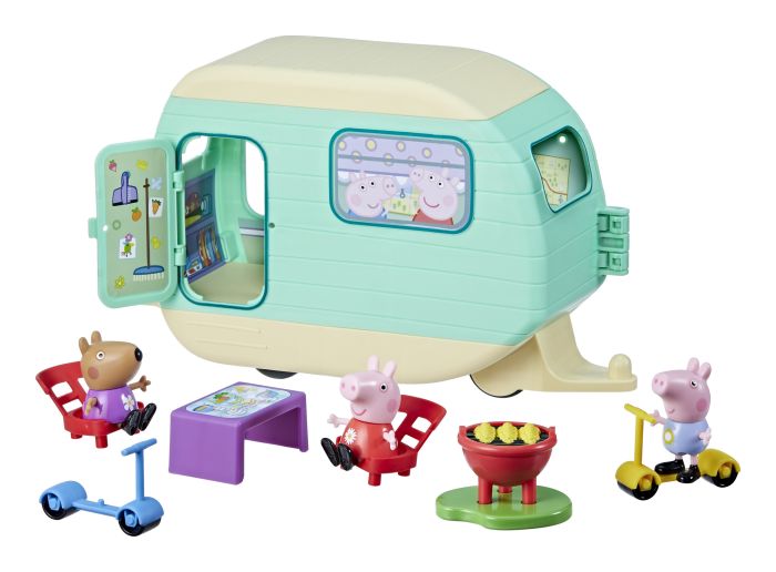 Peppa pig caravan play set