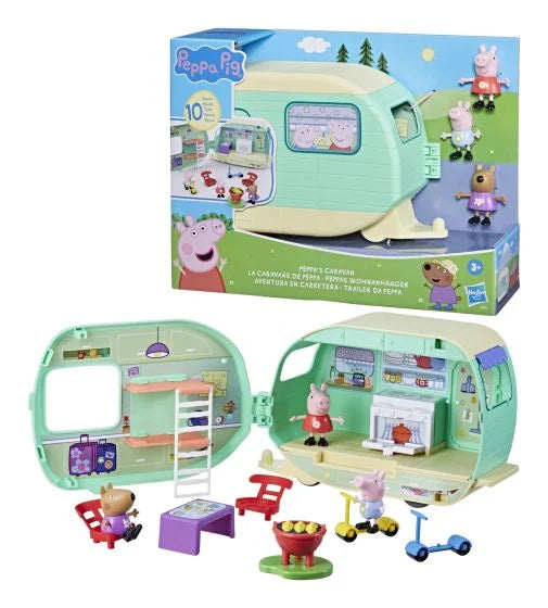 Peppa pig caravan play set
