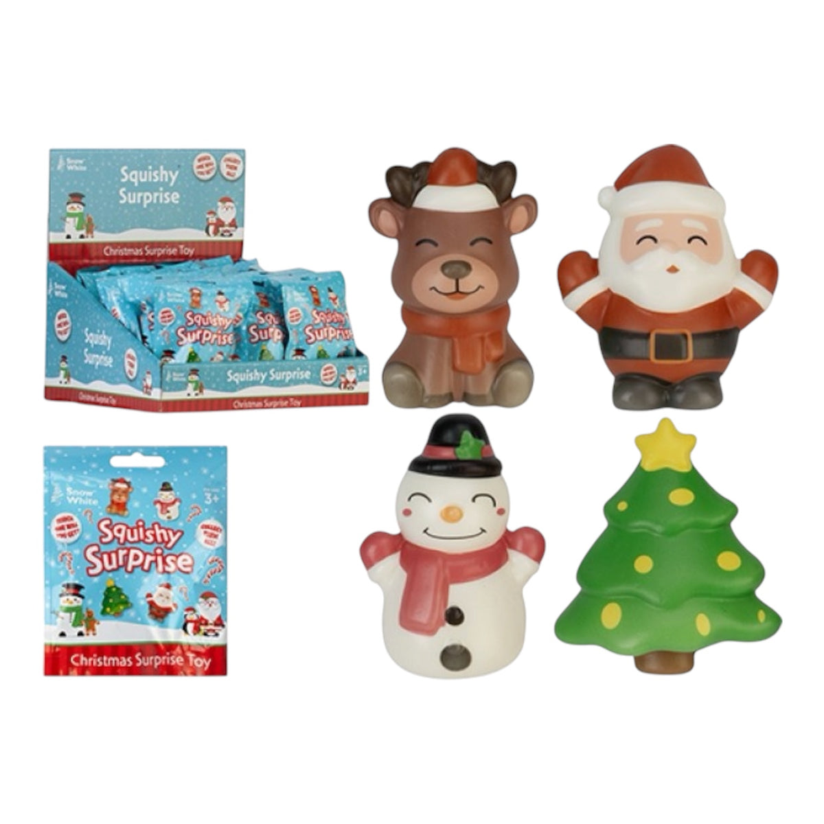 Christmas mystery squishy in blind bag