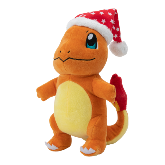 Pokémon Santa Charmander plush