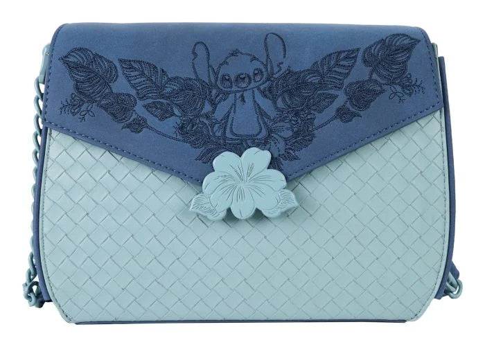 Disney stitch loungefly blue crossbody