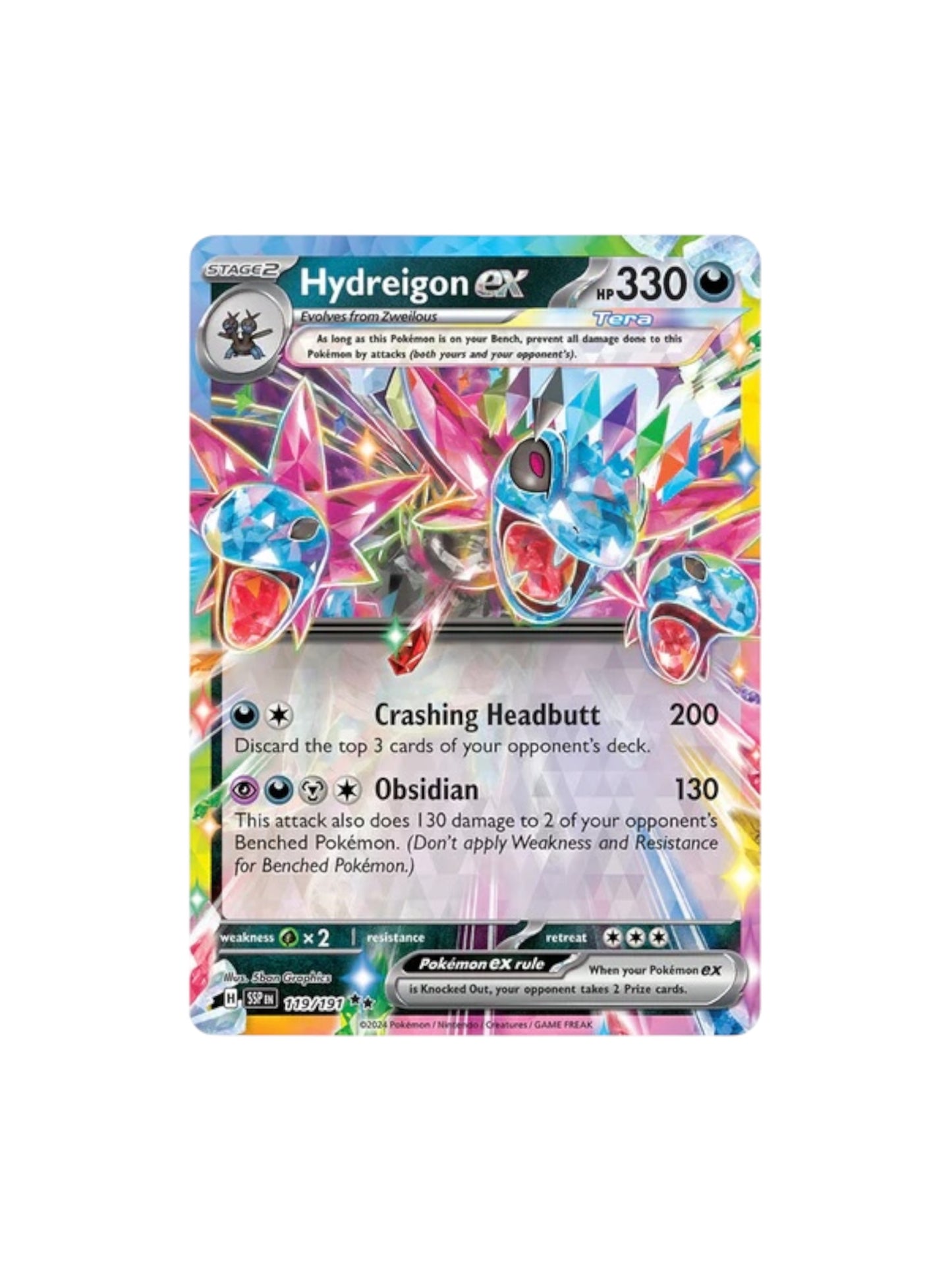 Pokémon Hydreigon EX 119/191 SSP
