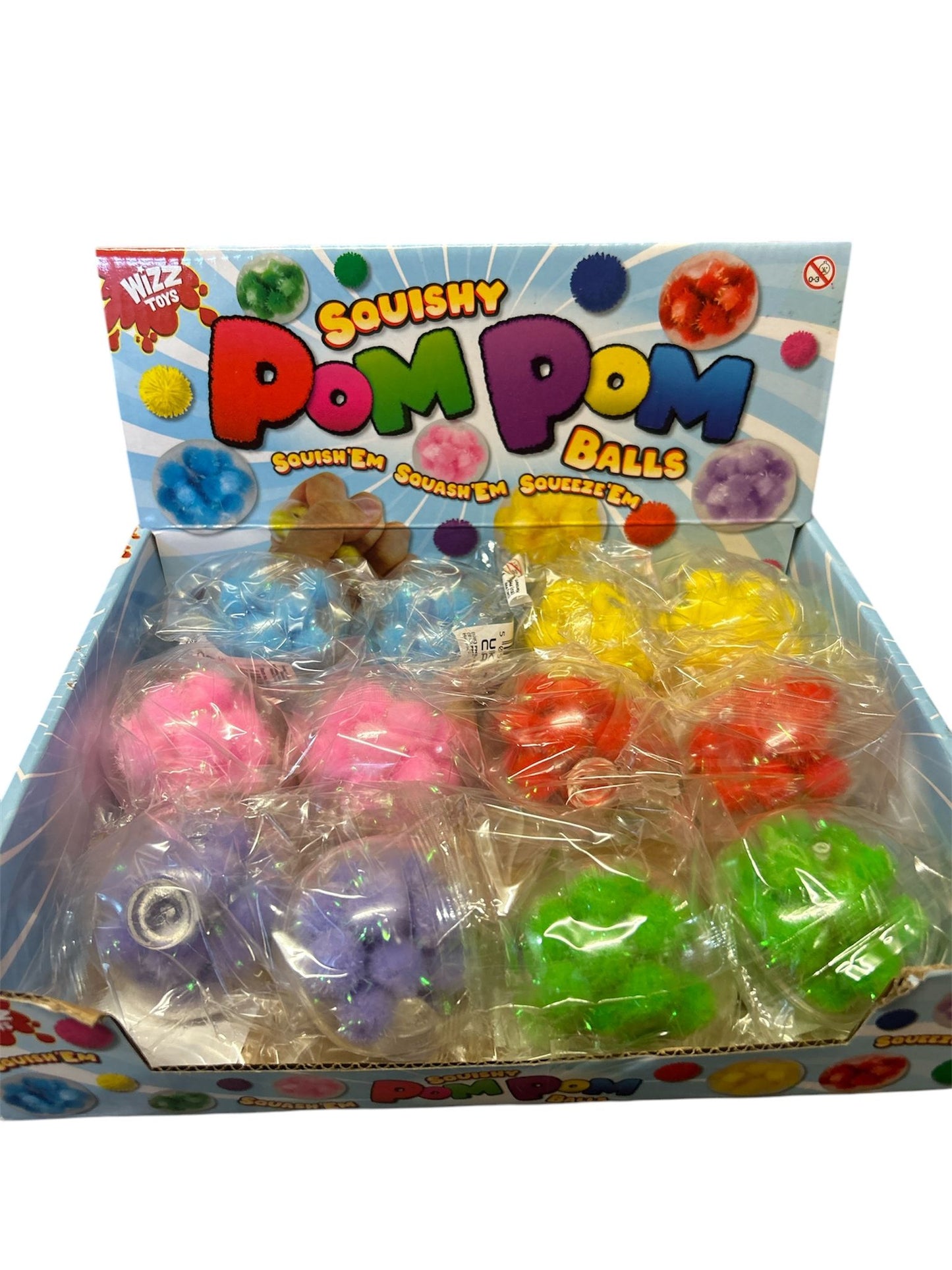 Pom Pom squishy ball