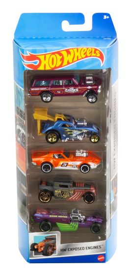 Hot wheels 5 car gift pack ASSORTED