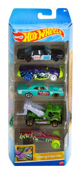 Hot wheels 5 car gift pack ASSORTED