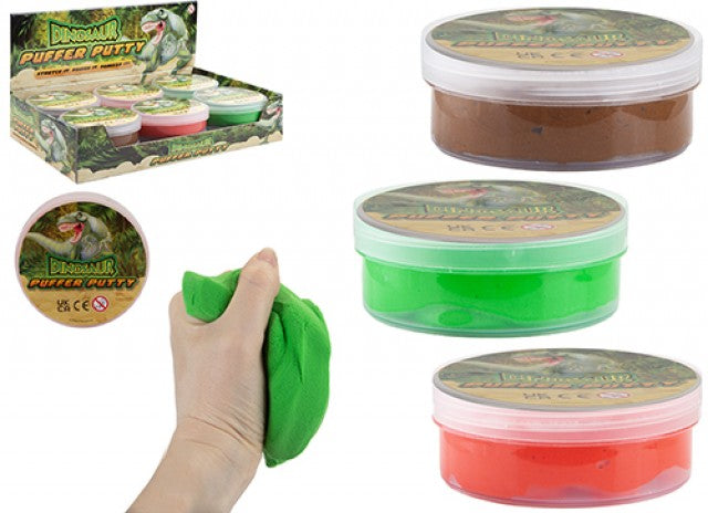 Dinosaur puffer putty
