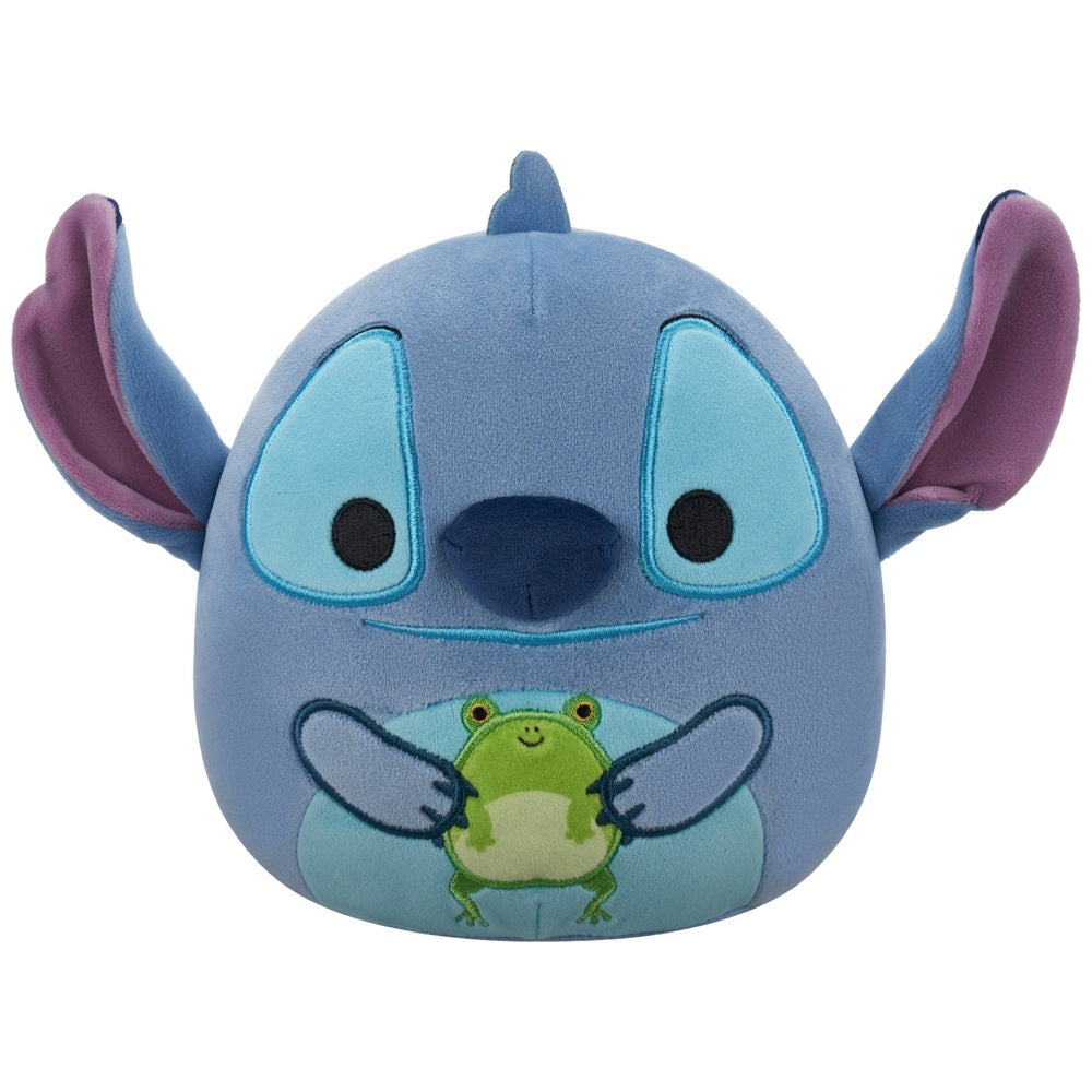 Disney stitch 10” squishmallows plush with frog