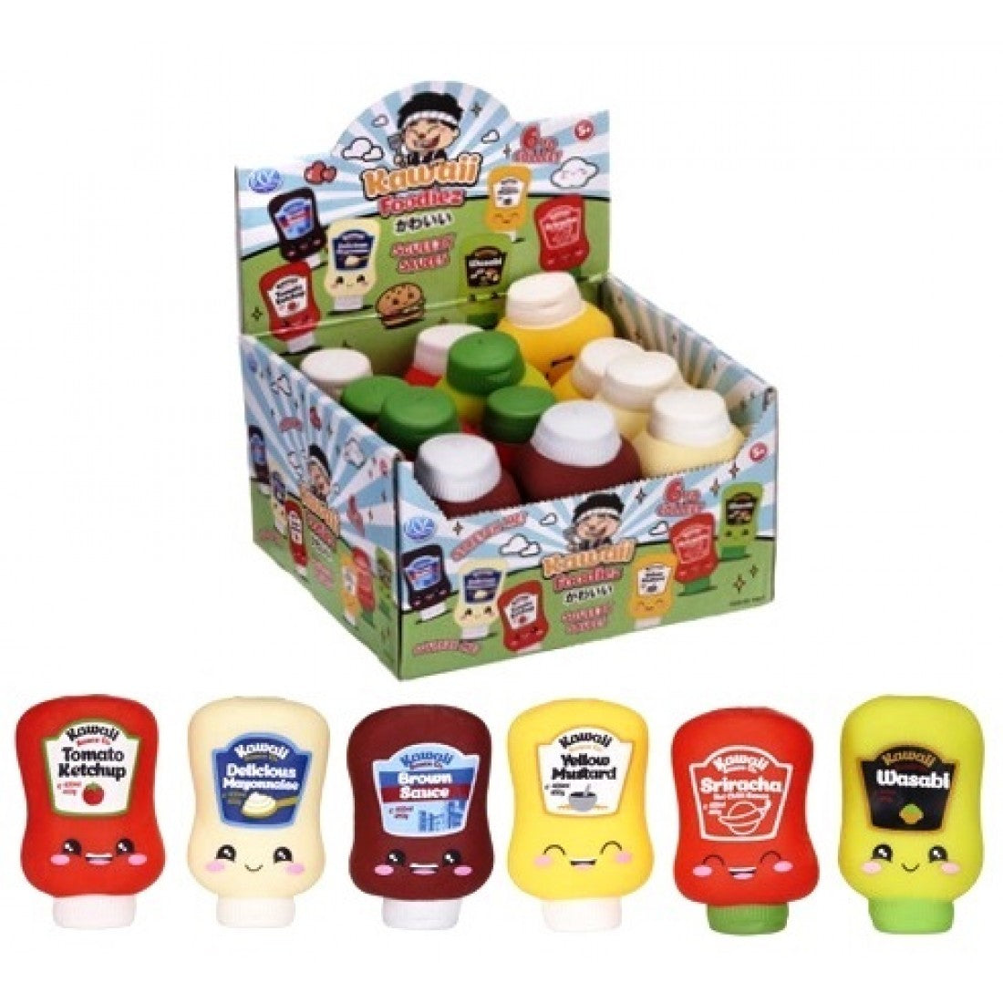 Fidget squeezy sauce bottle