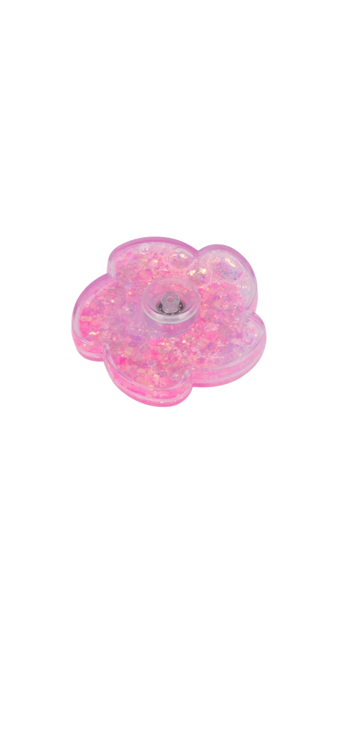 Glitter liquid spinner fidget