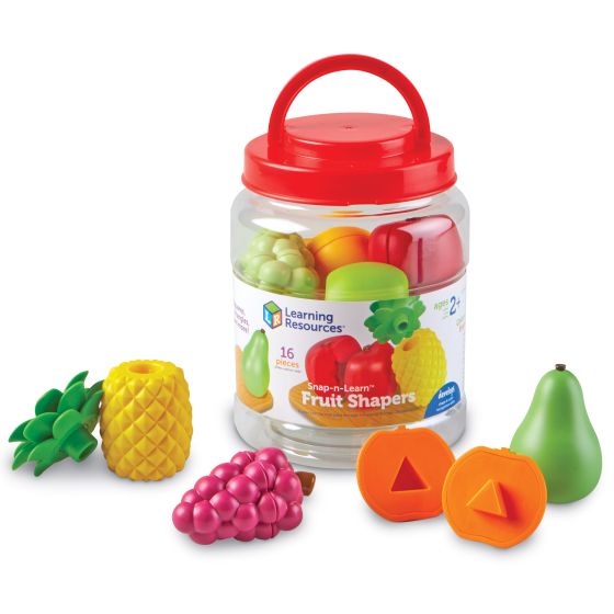 Learning resources snap n learn fruit shapes