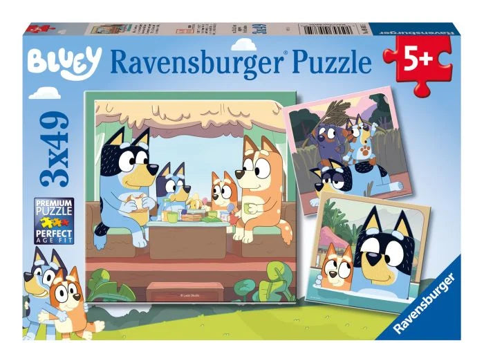 Bluey 3 x 49 puzzles