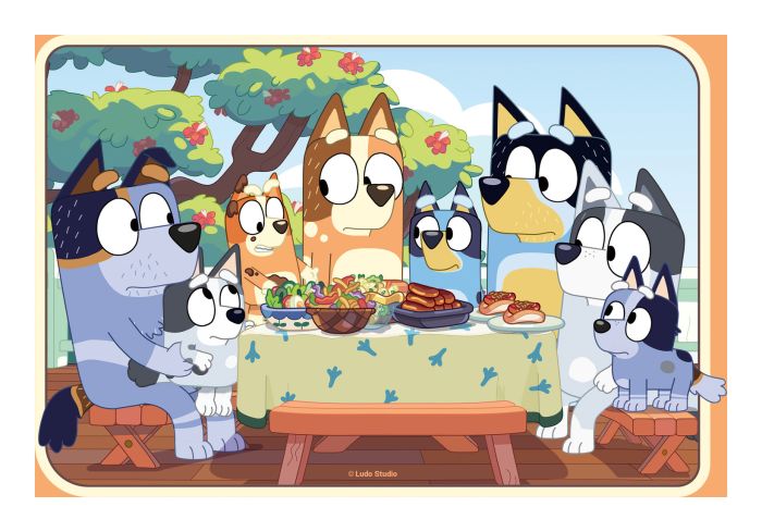 Bluey 2 x 24 pc puzzle