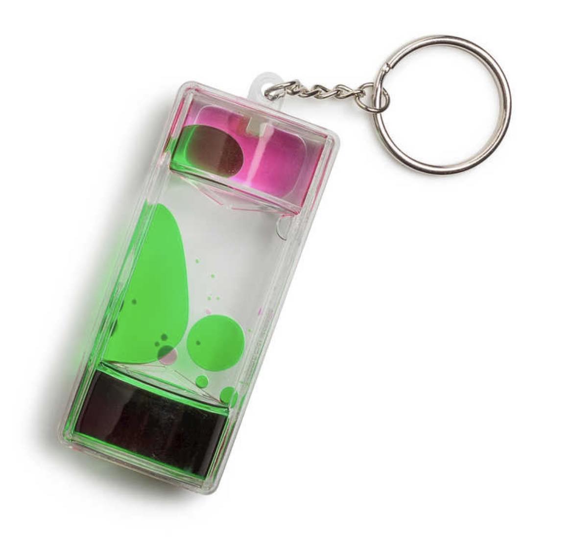 Liquid motion keychain