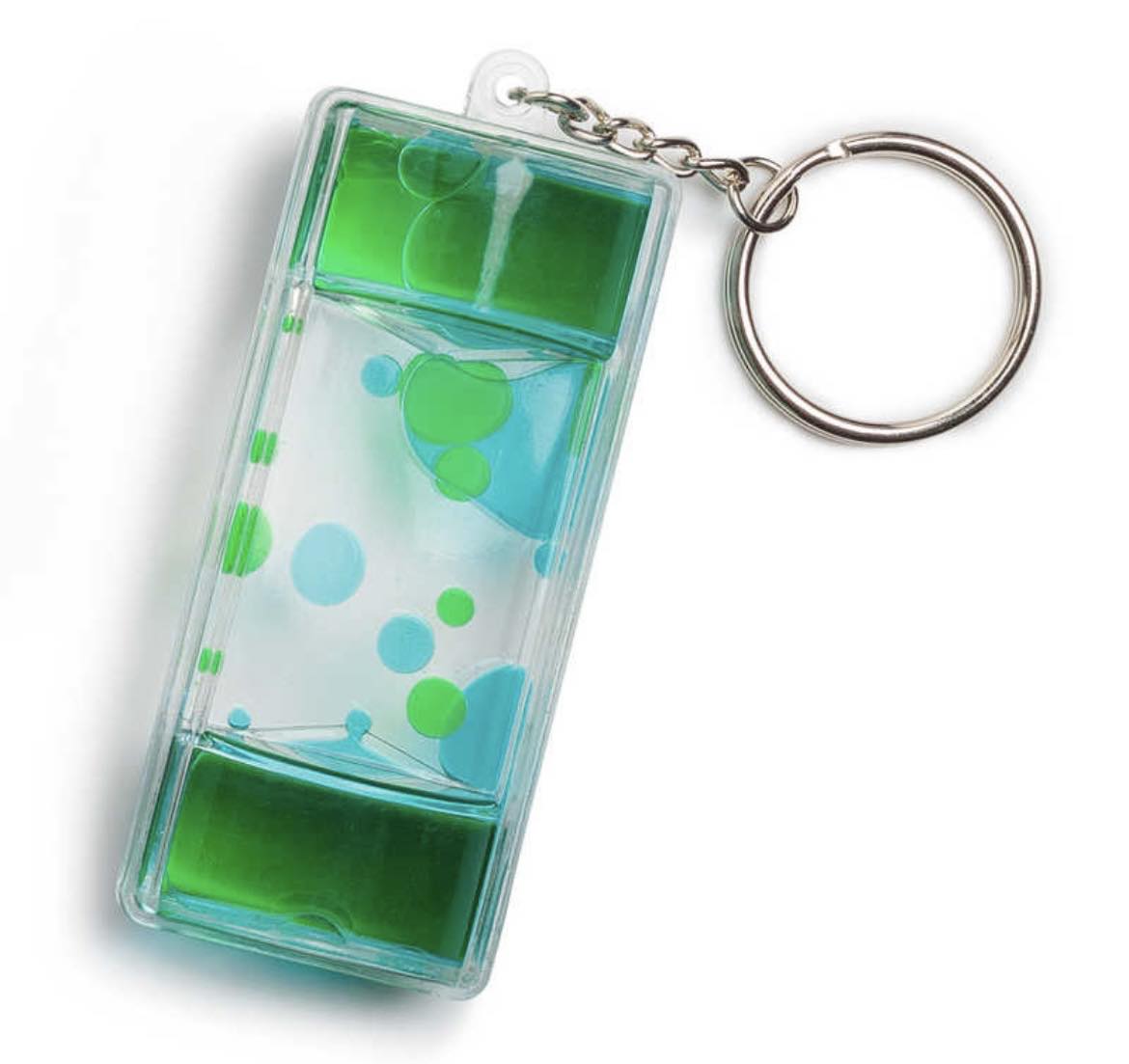 Liquid motion keychain