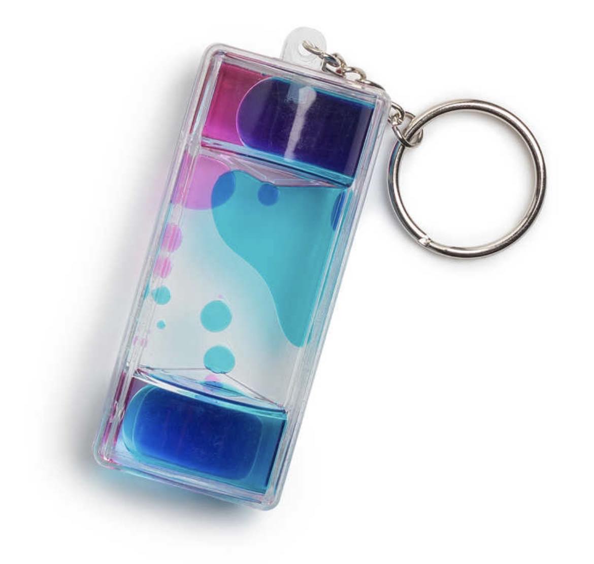 Liquid motion keychain