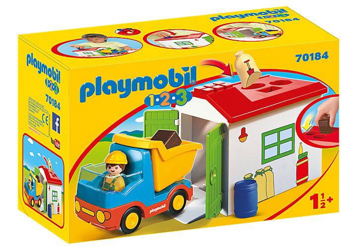 Playmobil 71084 Garage with garbage truck Chris Toys and Fidgets