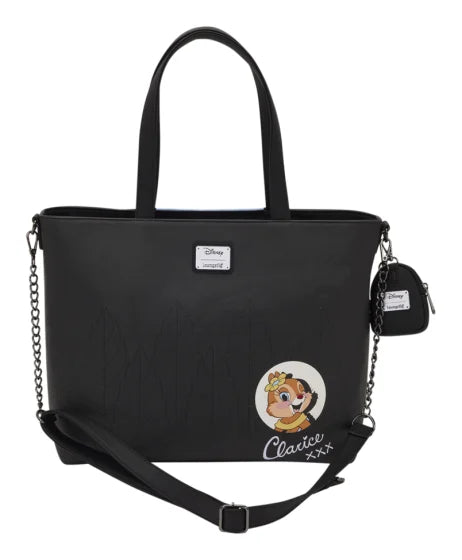 Disney rescuers chip & dale loungefly tote bag