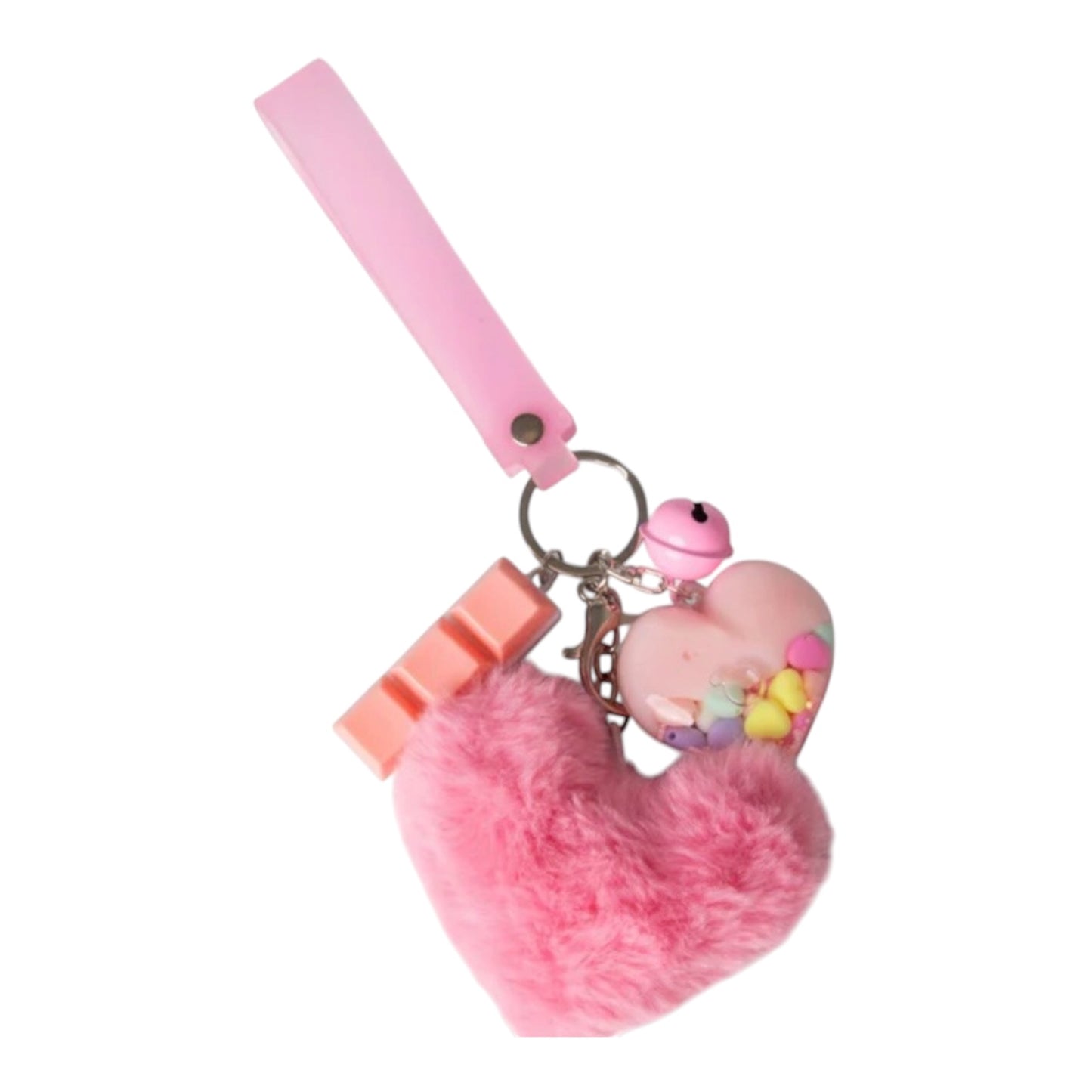 Fluffy fidget keychains
