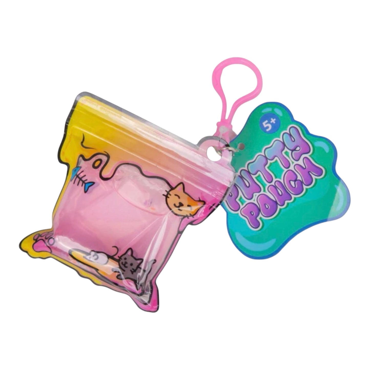 Putty pouch with keychain