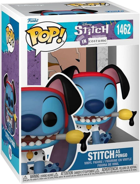 Disney stitch funko pop as pongo 1462