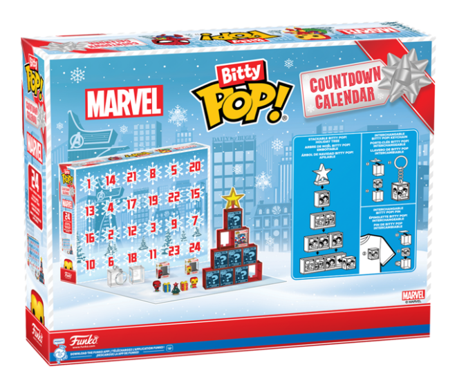 Marvel funko bitty pop advent calendar