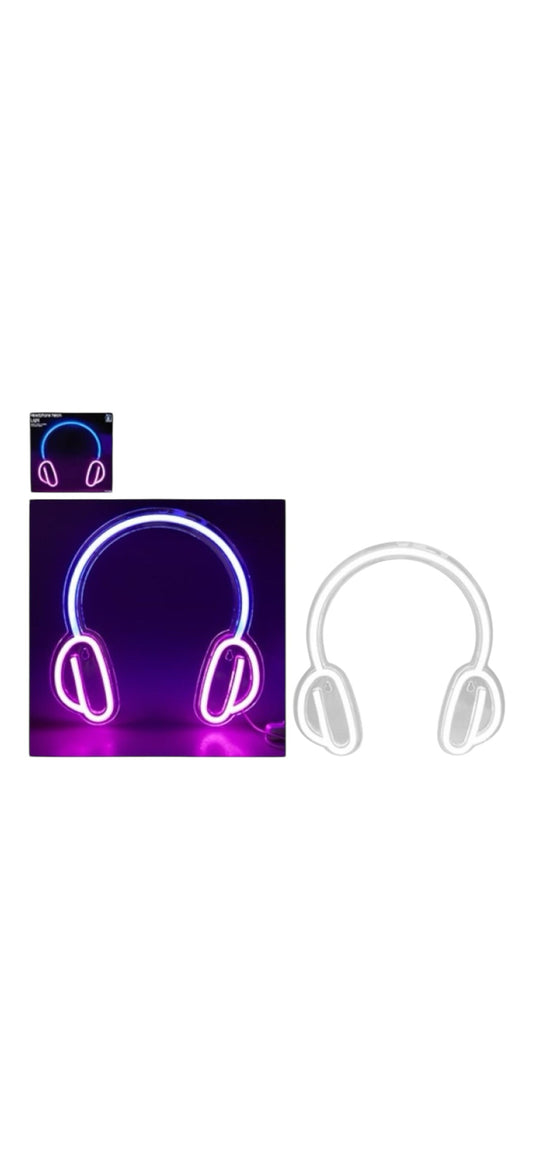 Neon headphone usb light